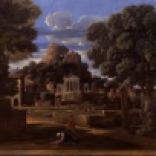 Nicolas Poussin-Landscape with the Ashes of Phocion (1648)